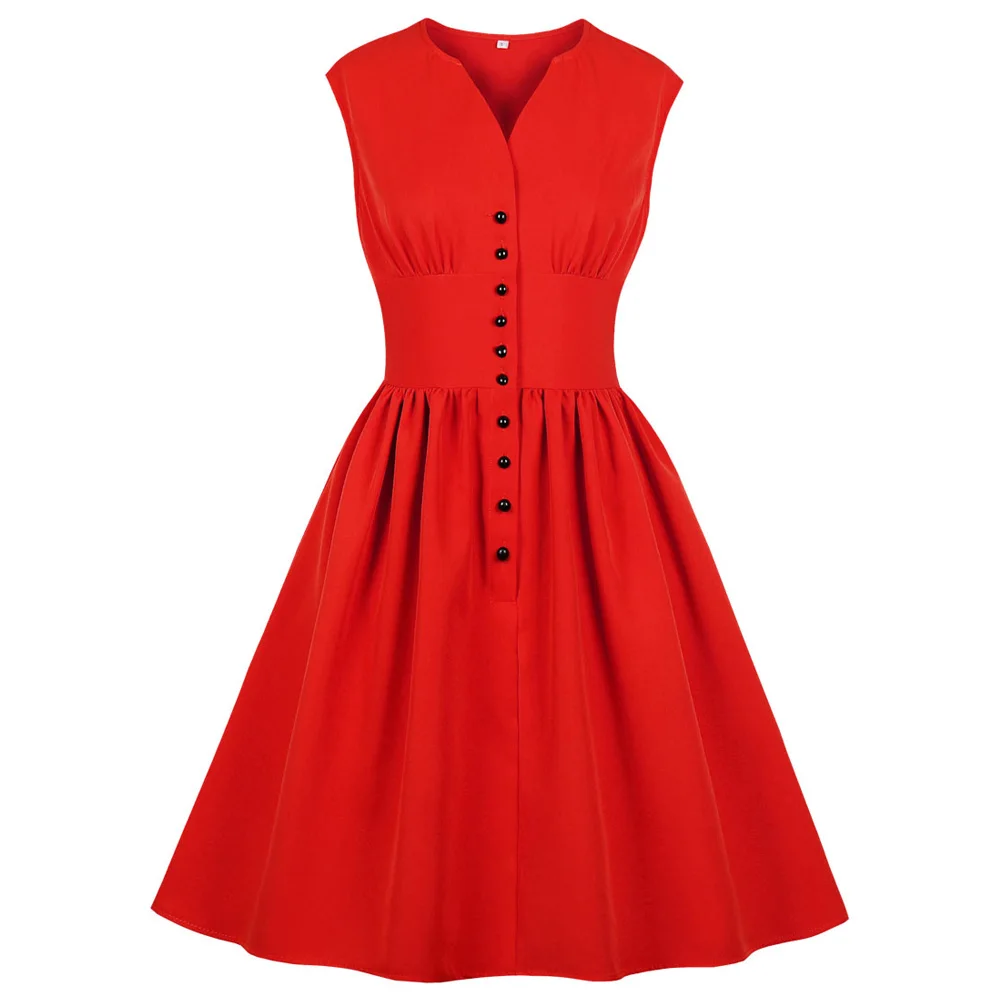 Robe Vintage Années 50 à Pois - Style Pin-up Rétro, Manches Courtes, Genou, Parfaite Pour Soirée Cocktail